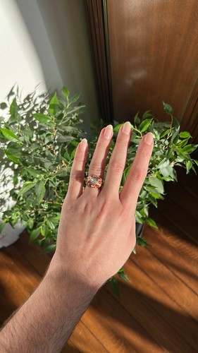 Alter indianer ring diamant - alter,