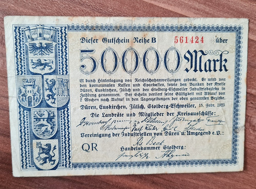 Fünfzigtausend mark 1923 - fünfzigtausend,