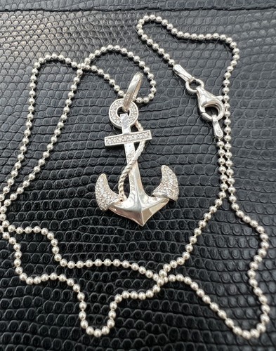 925 silber kugelkette anker - kugelkette,