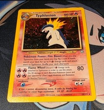 Pokémon Karte Typhlosion Holo