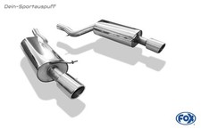Fox Duplex Sportauspuff Audi RS6 4B Typ C5 Limousine u. Avant 1x100mm rund