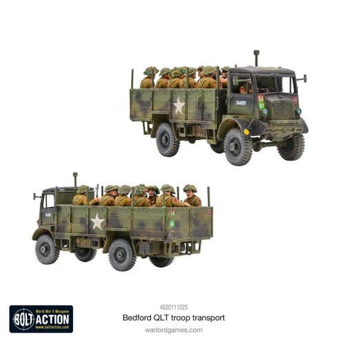 Bedford qlt troop transport - bedford,