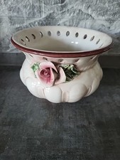 Wunderschöne Handgemacht Pflanzen-topf übertopf  Maße 10,5× 15 Cm