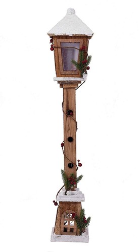Led holz laterne deko - laterne, cm