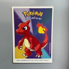 2000 Dunkin Boomer Pokemon Karten Sticker - # 05 Glutexo / Charmeleon