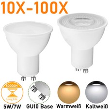 LED Birnen GU10 Warmweiß Kaltweiß Neutralweiß Leuchtmittel 5W 7W Spots Strahler