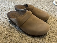 Neue Moheda Clogs Braun Beige Gr. 39