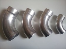 Alu Fallrohrbogen 72 °