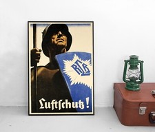 Poster Luftschutz Zivilschutz