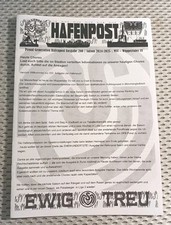 FANZINE ULTRAS FLYER HAFENPOST