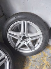 BORBET XR 17 Zoll 5x112 KBA 50135 Alufelgen Somemrreifen 225 50 17 Mercedes Audi