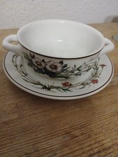Suppentasse mit untertasse - suppentasse, &