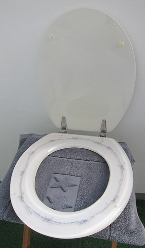 Vintage toiletten deckel - vintage,