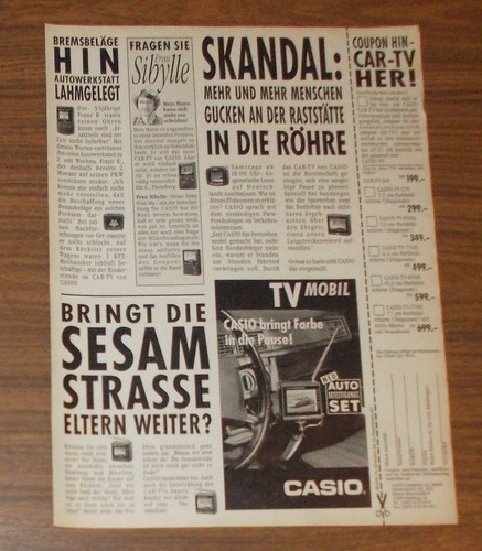 Seltene werbung vintage casio - seltene,