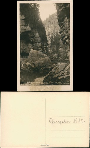 Postcard jonsdorf janov - (cz),
