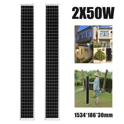 2x50w solarpanel glas - 2x50w,