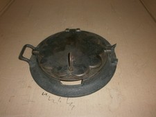 Waffeleisen - Rarität - Antik - Gusseisen - Omas Küche - Alt - Mit Ofenring -