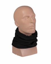 Fleece Schal in schwarz 160 x