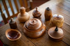 Vintage - handgedrechselte