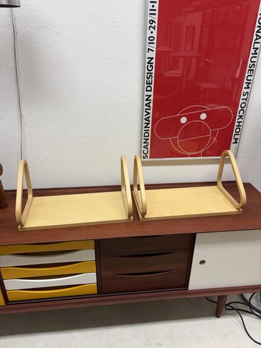 Pair alvar aalto shelves - pair,
