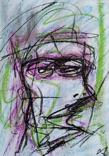 Art portrait painting modern - portrait,