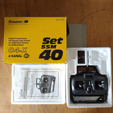 Graupner C4-X  Fernsteuerung 4 Kanal, 40 Mhz, neuwertig