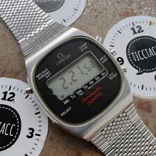 TiccTacc® - Vintage OMEGA Speedmaster LCD Quartz 1620 186.0005 Watch SERVICED