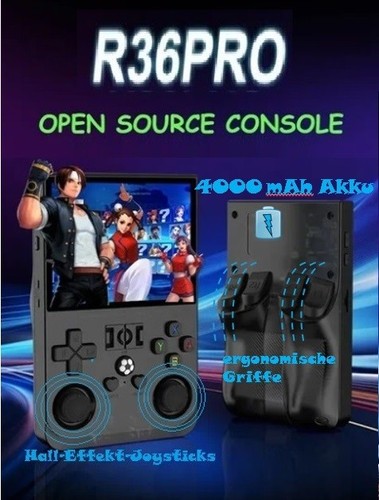 R36pro retro handheld konsole - retro,