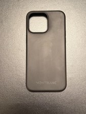 Montblanc Selection iPhone 15 Pro Max Silikon Case Cover Hülle schwarz MB198151