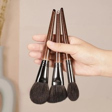 3-teiliges Make-up Pinsel Set weiches Ziegenhaar für Rouge Highlight