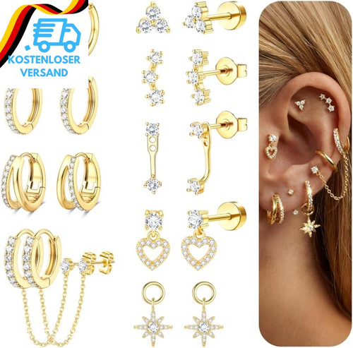 Fioroyal paar ohrringe gold - 8,
