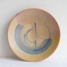 Hildegard Delius Rheinsberg Teller rund Keramik Art Deco handbemalt um 1930