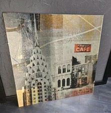 Gery Luger 100x100cm Wandbild  Bild Acrylglasbild Fanelli Cafe New York Designer