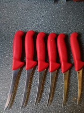Originall 6 Stück F Dick Gebraucht Kleine Metzger Messer