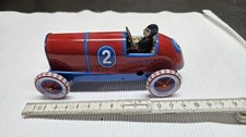 Blechspielzeug Rennauto  rot zum Aufziehen 