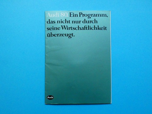 Prospekt katalog audi 80 - audi,