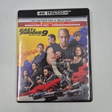 Blu-Ray 4K Ultra HD Fast And Furious 9 The Fast Saga Vin Diesel John Cena