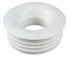 Siphon Dichtung Manschette Reduzier Gummi Nippel HT Abflussrohr Weiss