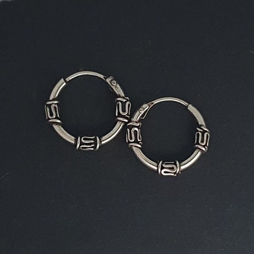 Bali creolen silber 925 - creolen,