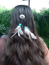 Boho Hippie Feder Haarschmuck