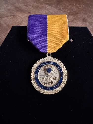 Lions club medal merit - club,