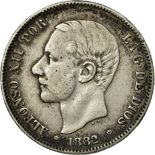 Münze spanien alfonso - alfonso, xii