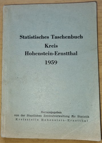 Statistisches taschenbuch - statistisches,