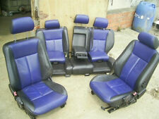 Mercedes-Benz W210 E 300TD Sitz Rücksitzbank Ledersitze Leder Designo Blau