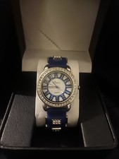 Blaue Platino Uhr 38mm –