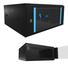 Netzwerkschrank Serverschrank Wandgehäuse 19" 4U 4HE 600 x 600 Schwarz