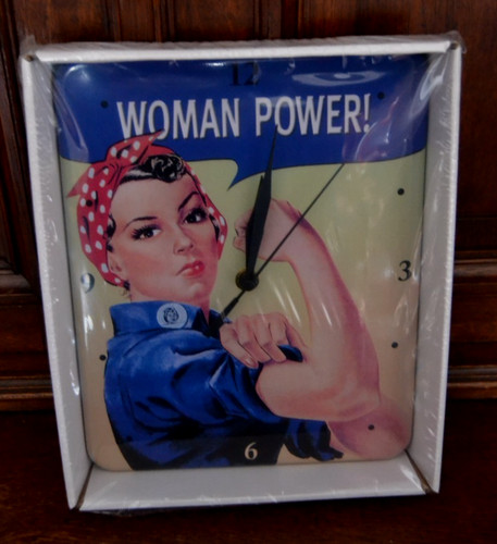 Wanduhr blech woman - blech, power