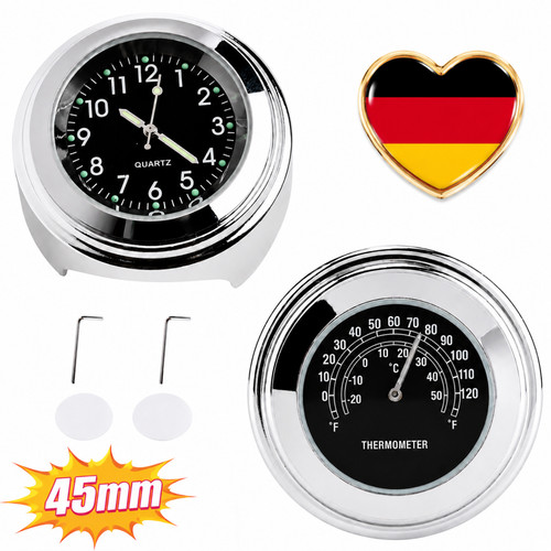 Motorrad lenkeruhr thermometer - lenkeruhr,