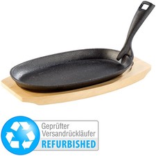 TS Profi-Gusseisen-Servierpfanne mit Untersetzer, Versandrückläufer
