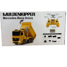 Jamara Mercedes-Benz Arocs RC LKW Muldenkipper Gelb 398094 2,4GHz Fernsteuerung
